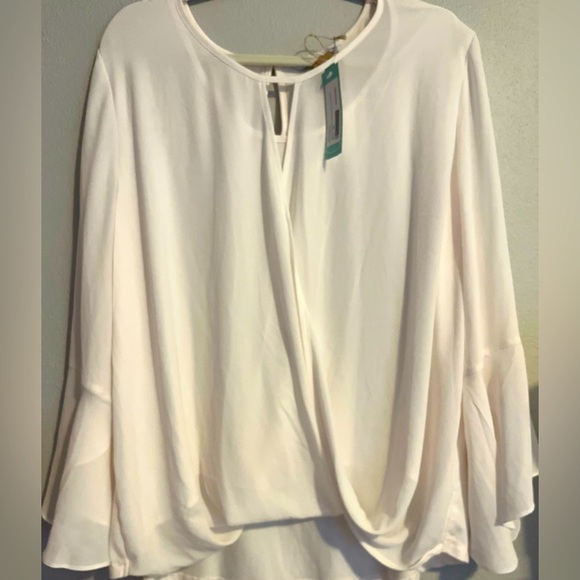 41 Hawthorn Tops - Stitch Fix Cream Blouse